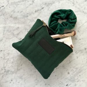 kosmetyczka butelkowa zieleń