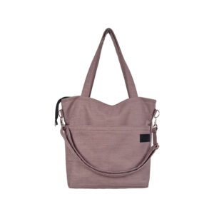 Torba daily plecionka brudny róż