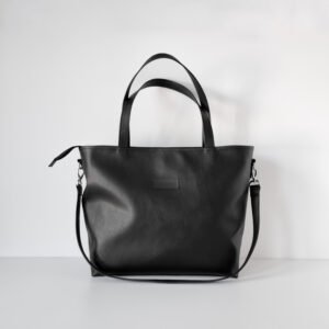 Torba Minimal Black L - eko skóra