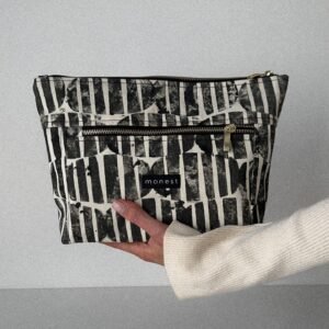 kosmetyczka bawełniana z autorskim wzorem