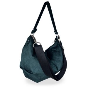 Torebka Cush Bottle Green Velvet