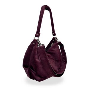 Torebka Cush Burgundy Velvet