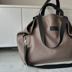 Grand Tote Dark Taupe